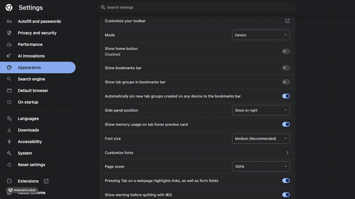 Chrome sidepanel tutorial